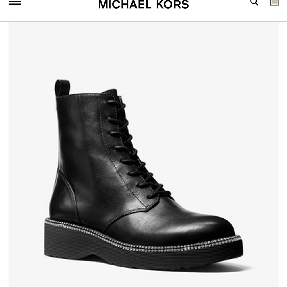 🌟MICHAEL KORS TAVIE LEATHER BOOTIE🌟